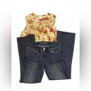 American Eagle Outfitters Medium Blue Boot Cut Jeans